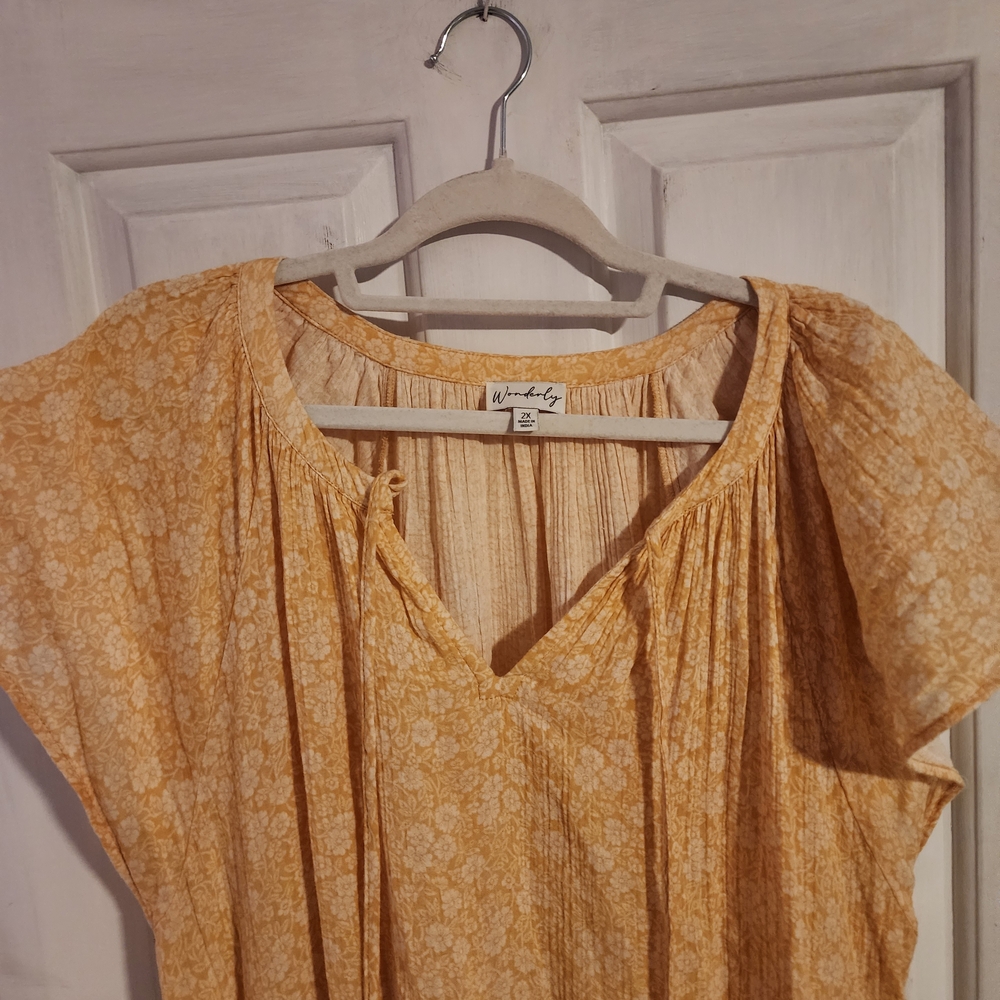 Women's Yellow Dress 2x
